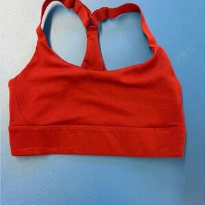 Beyond Yoga Red Racerback Sports Bra - Women Intimates & Sleepwear